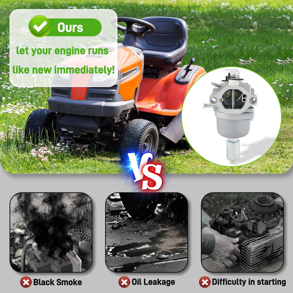 BioLion kit installed on a John Deere lawn tractor for restored performance