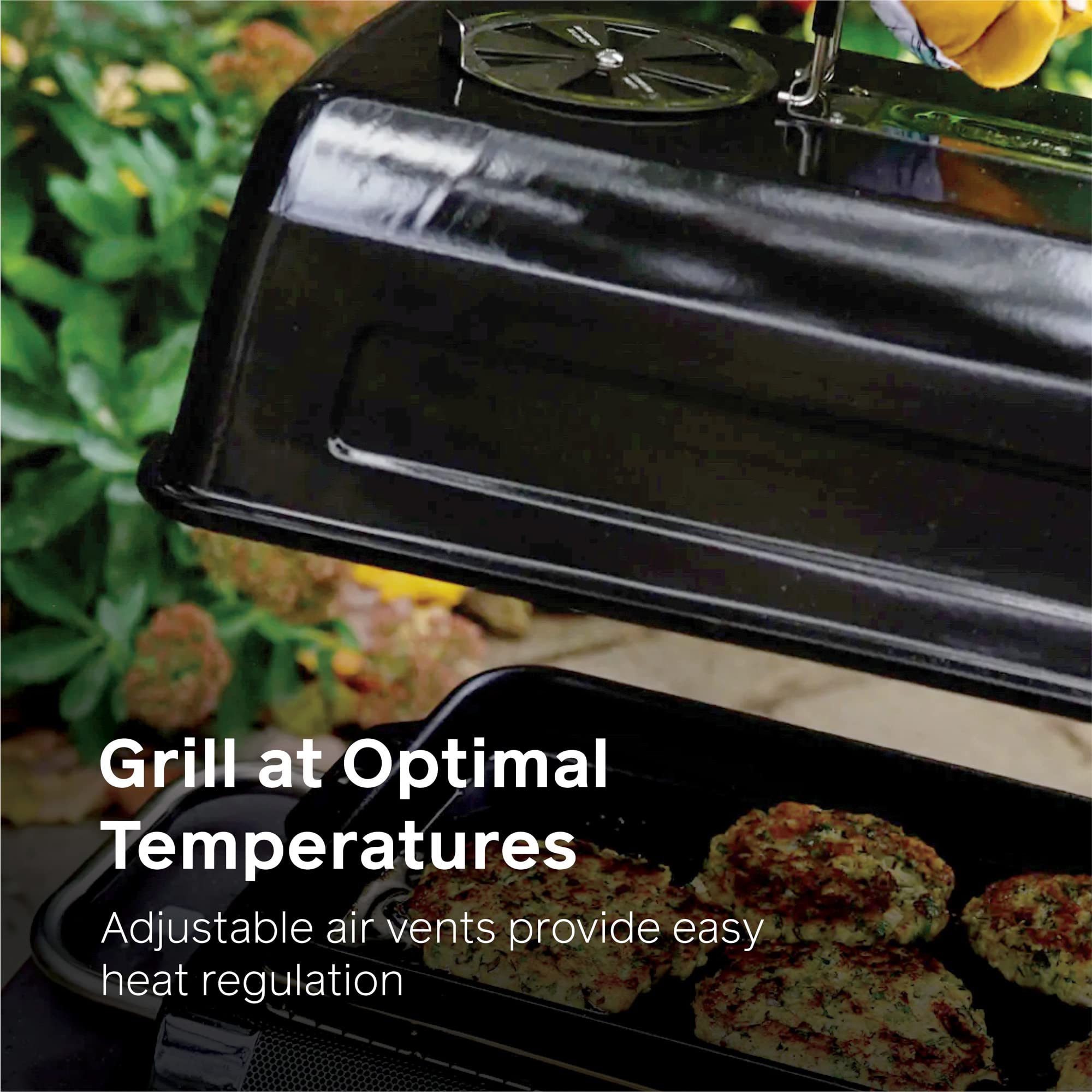 BioLite lid installed over grill grate highlighting compatibility for versatile cooking