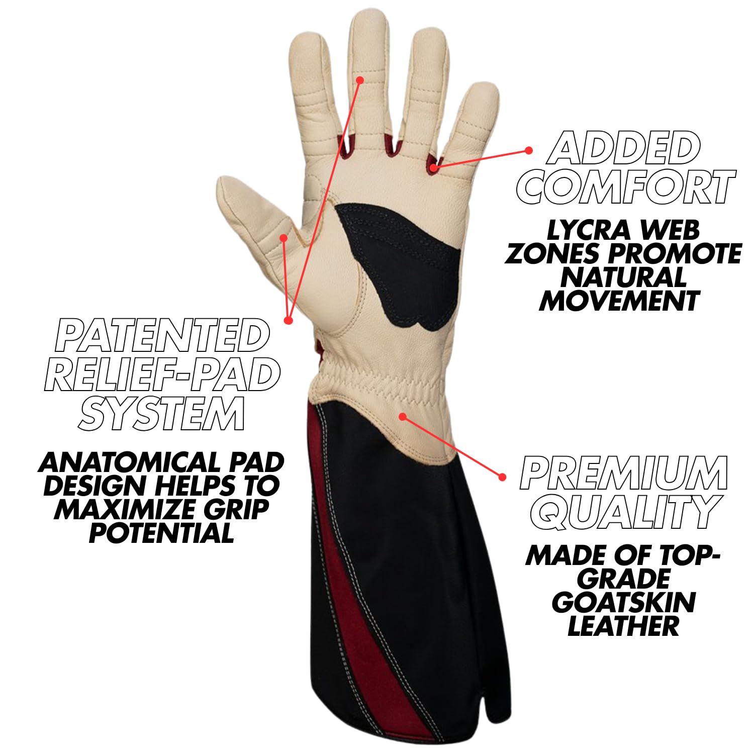 Bionic gloves extra-long gauntlet protecting wrist and forearm from thorns