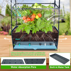 Biotol close-up of planter box texture highlighting durable PP material advantage