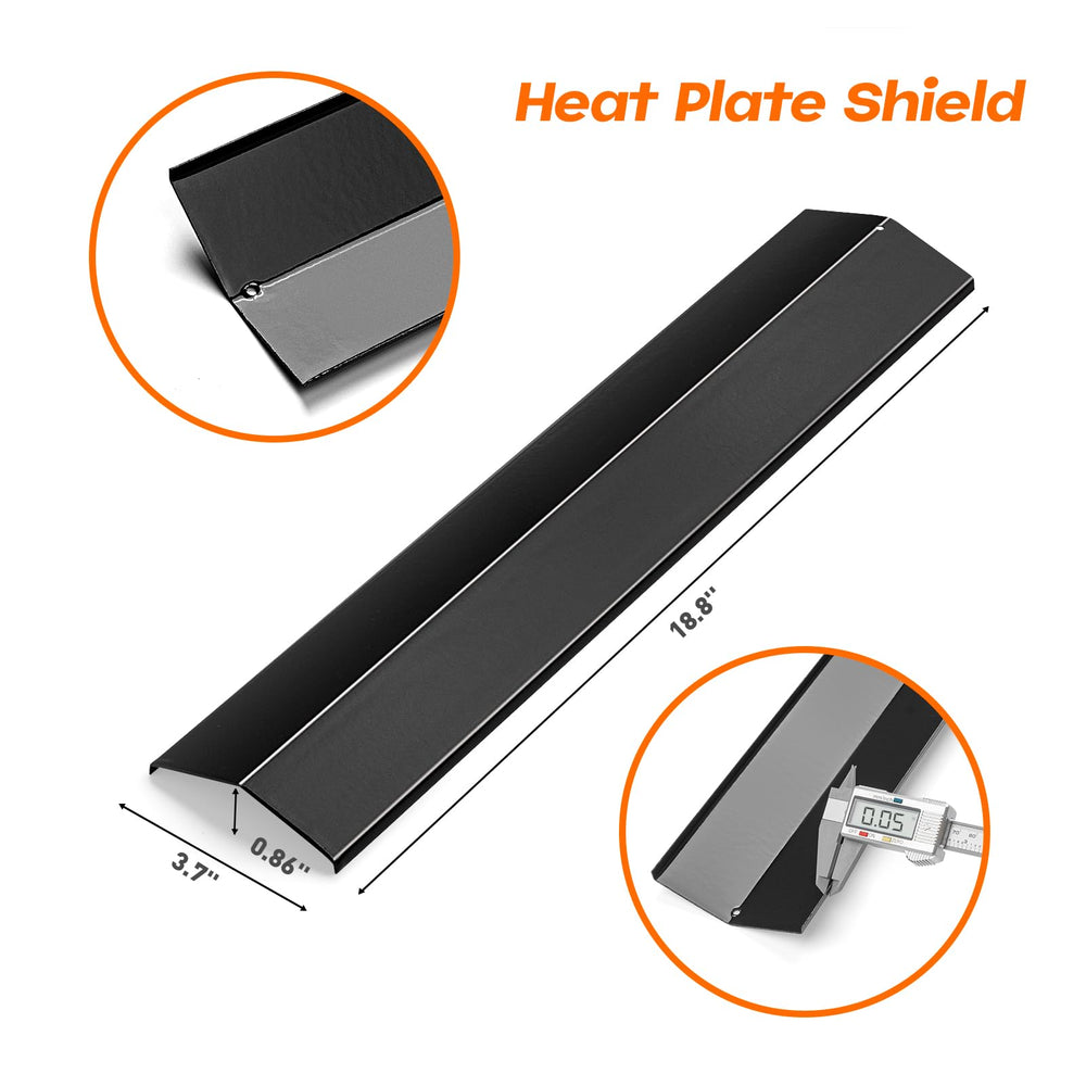 BIQetrae close-up of porcelain-enameled heat plate highlighting easy-clean surface