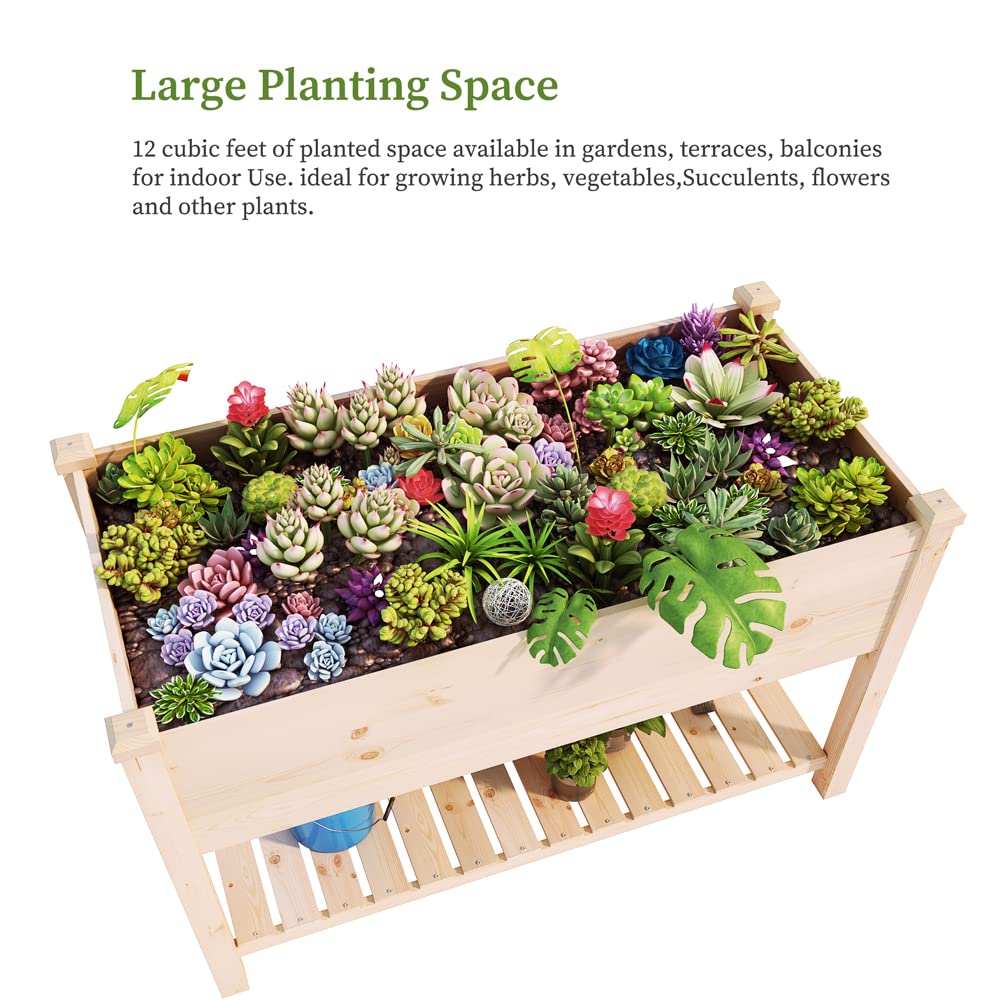 BIRASIL planter filled with vegetables and herbs showing productive growing results