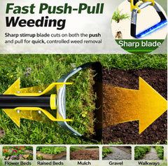 Bird Twig close-up of stainless steel stirrup blade delivering clean cuts