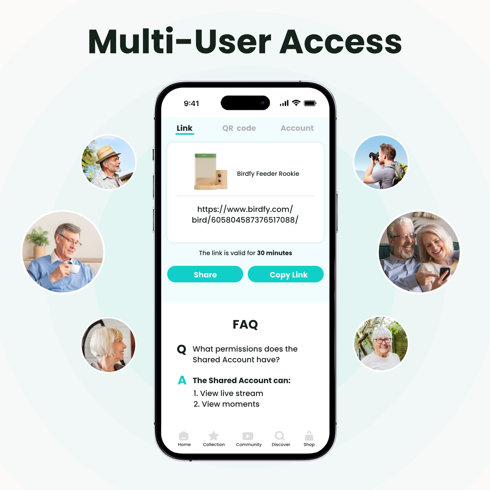Birdfy held in hand showing compact size and easy-install benefit