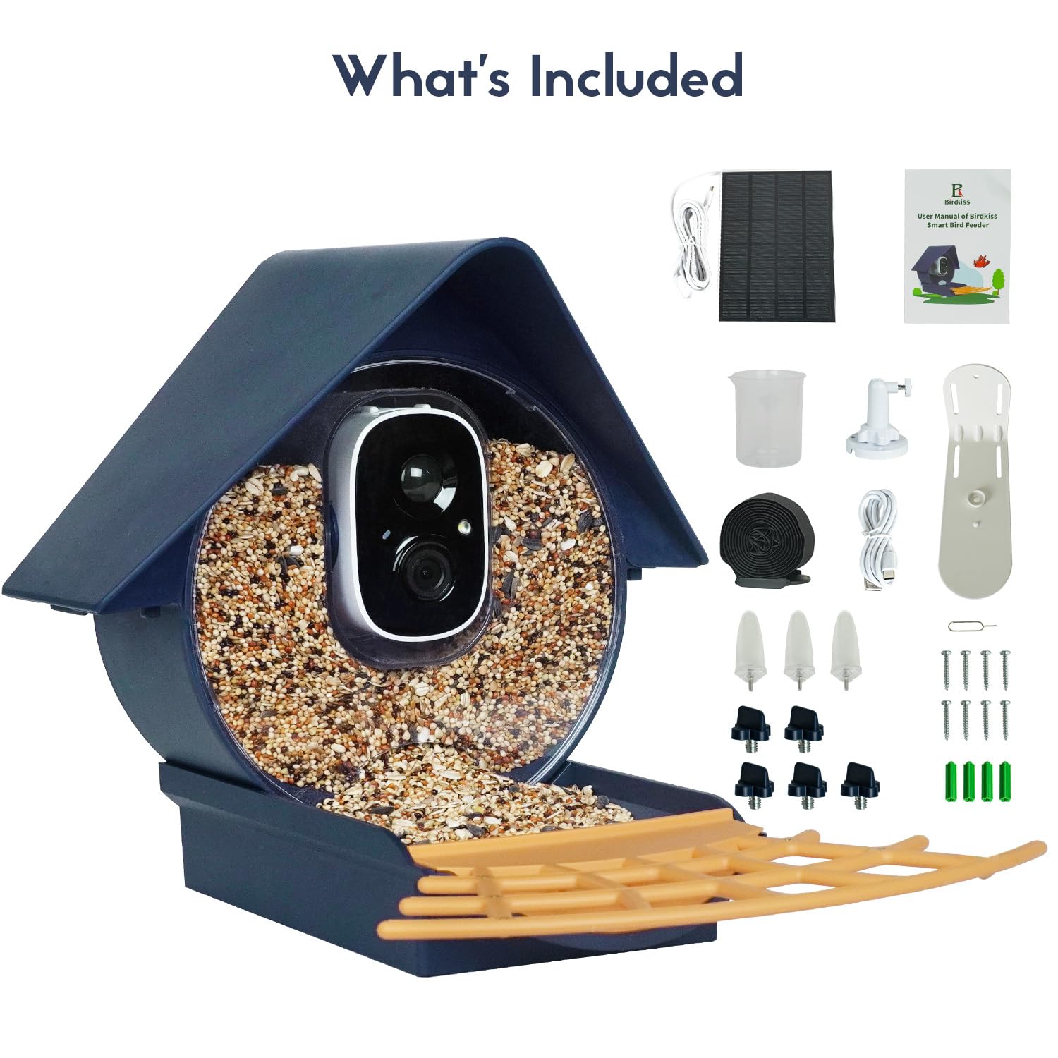 Birdkiss installed in a backyard setting showing family-friendly wildlife viewing