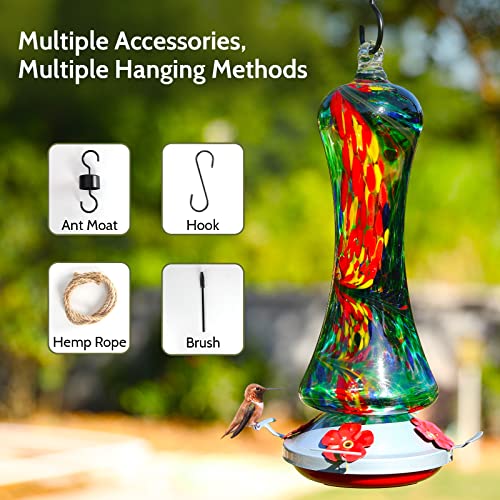 Birdkiss wide mouth top view for easy spill-free nectar refilling