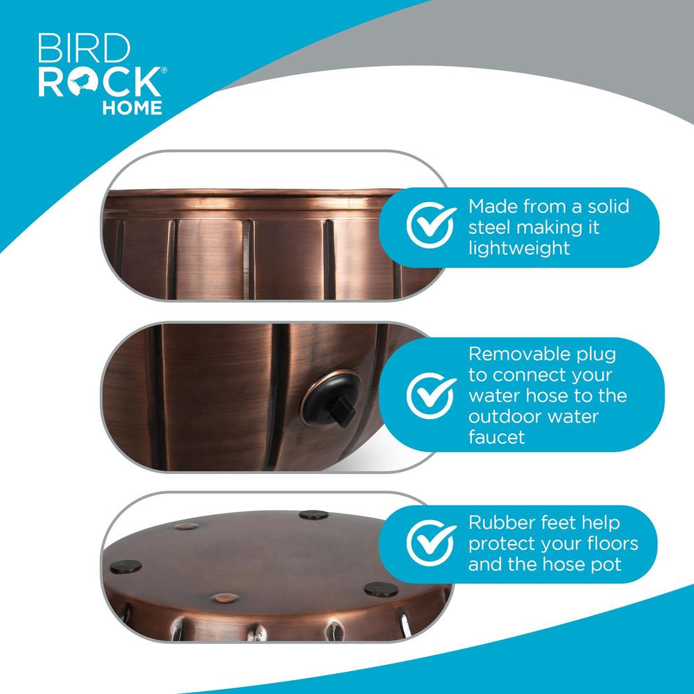 BIRDROCK HOME used as planter on patio adding style and versatile function