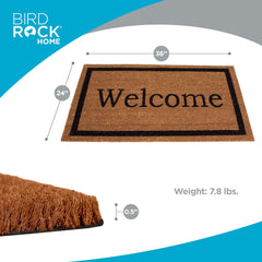 BIRDROCK HOME vinyl backing detail providing anti-slip stability
