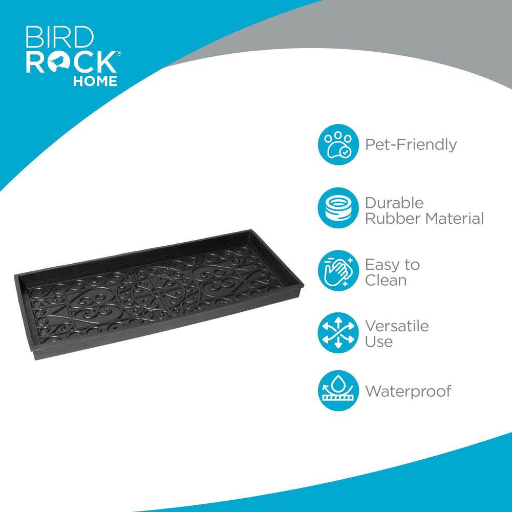 BIRDROCK HOME tray used under dog bowls to prevent spills
