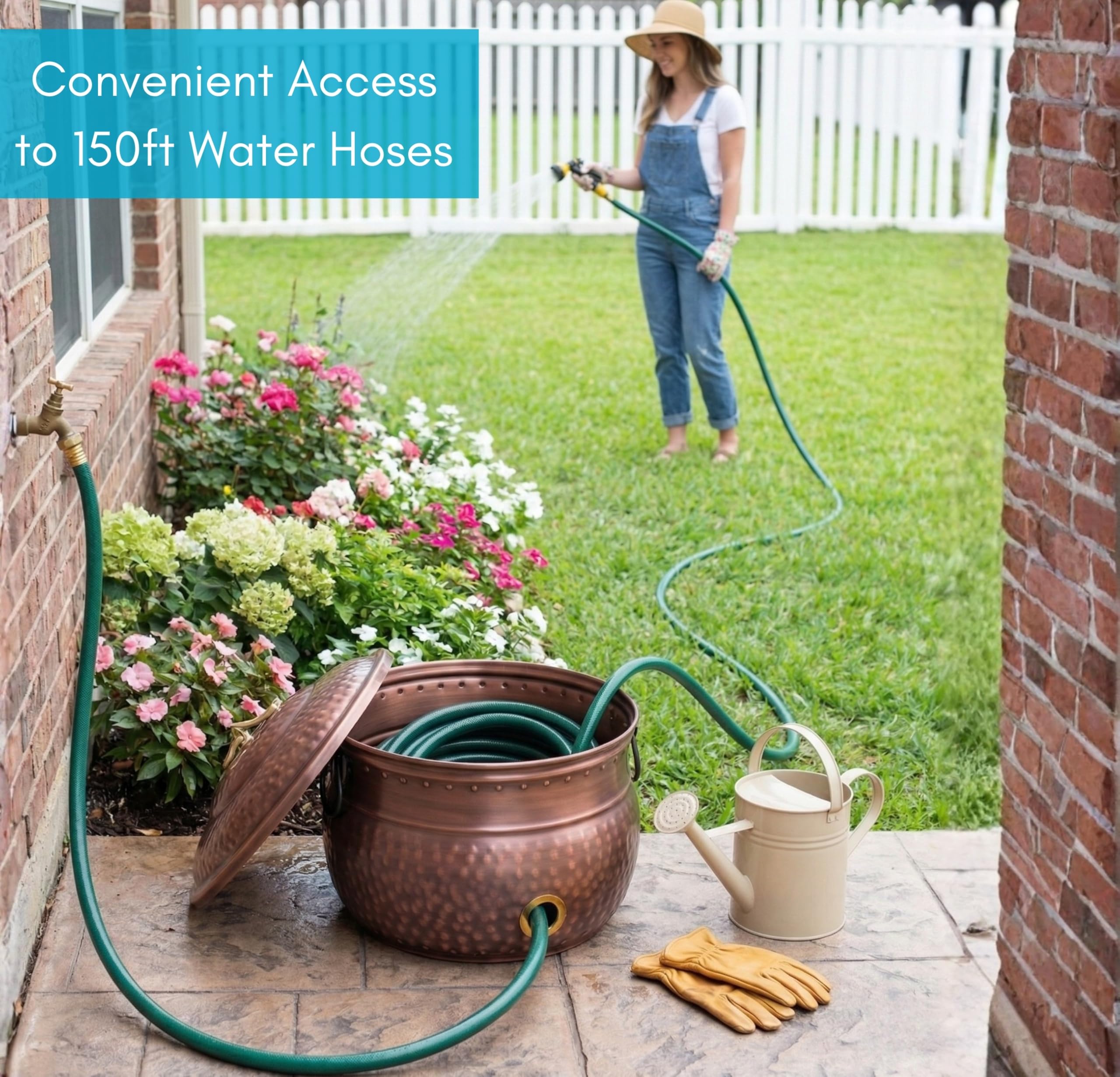 BIRDROCK HOME close-up on copper accent highlighting decorative, durable finish