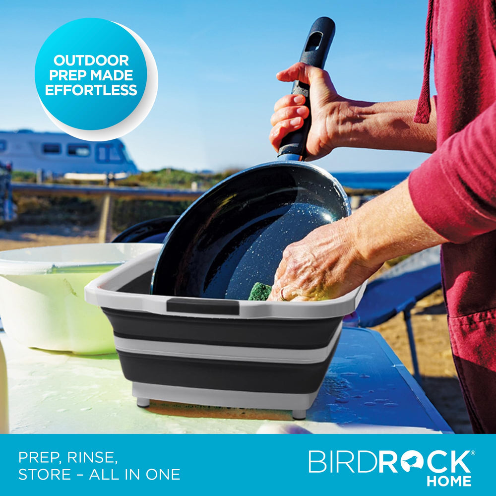 BIRDROCK HOME removable colander insert for rinsing produce quickly