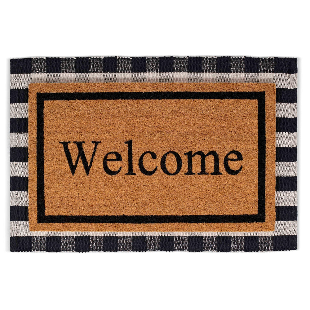 BIRDROCK HOME front view mat at entry for clean doorway