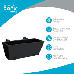 BIRDROCK HOME adjustable hook detail showing easy mounting and secure fit benefit