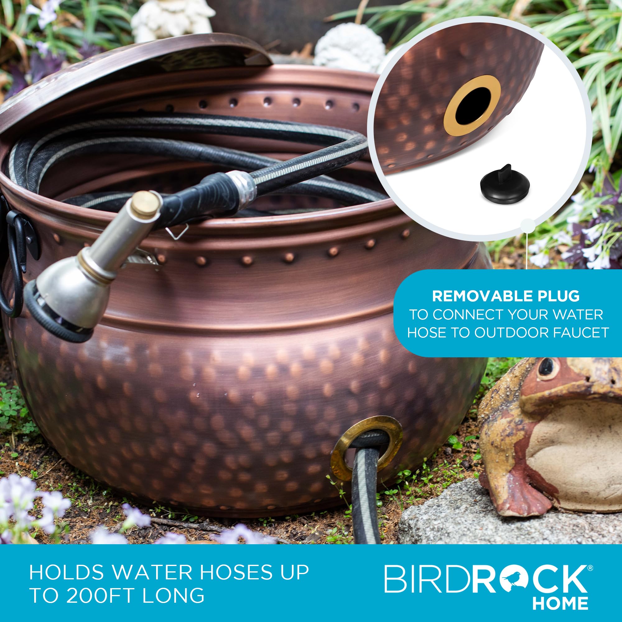 BIRDROCK HOME side handle detail for easy lifting and repositioning convenience