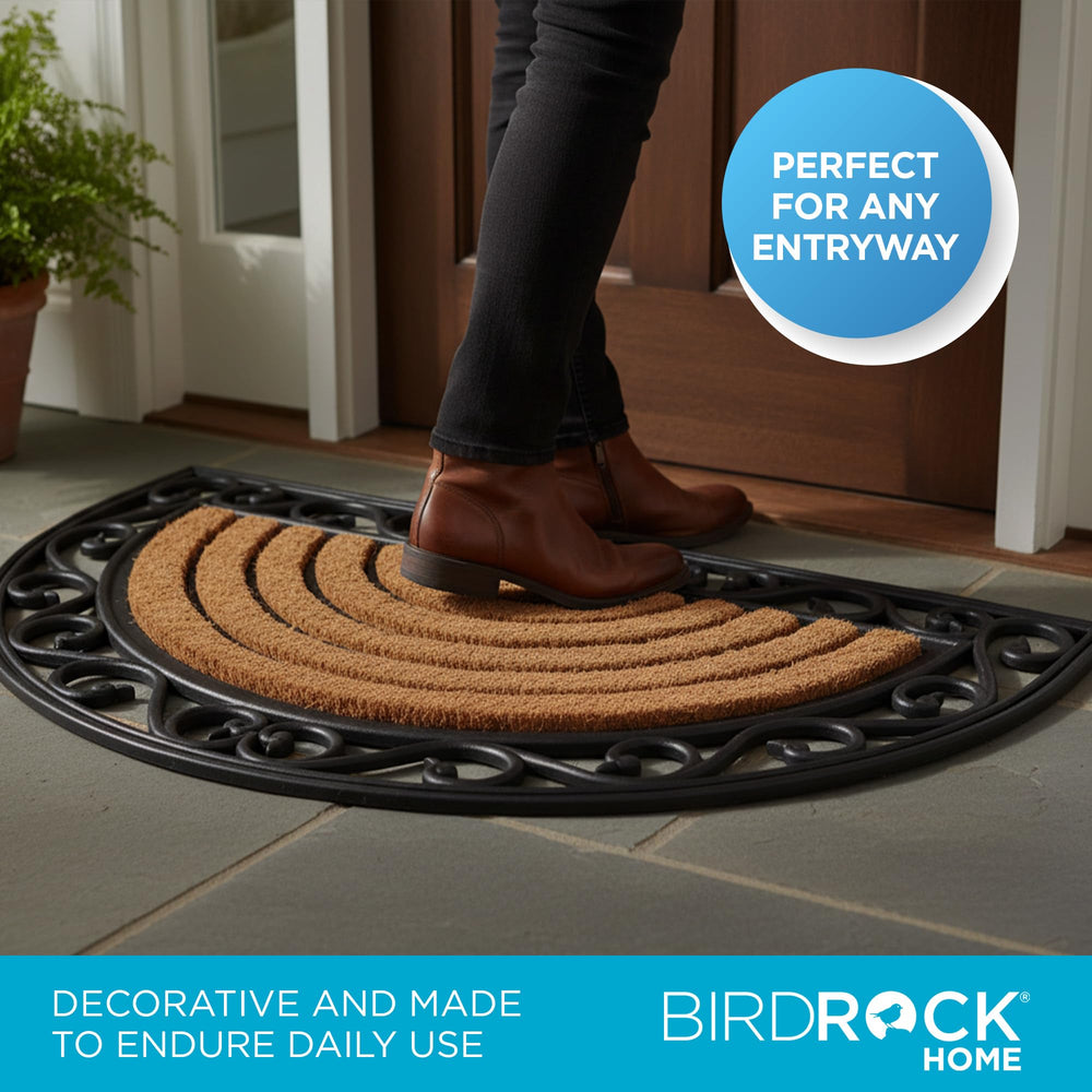 BIRDROCK HOME side profile showing durable thickness that withstands foot traffic