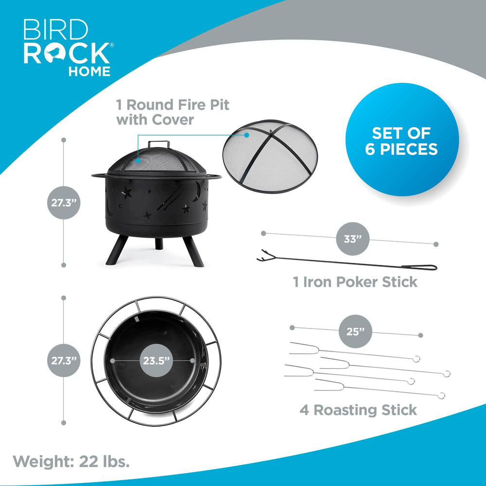 BIRDROCK HOME spark screen and lift tool displayed for ember protection and easy handling