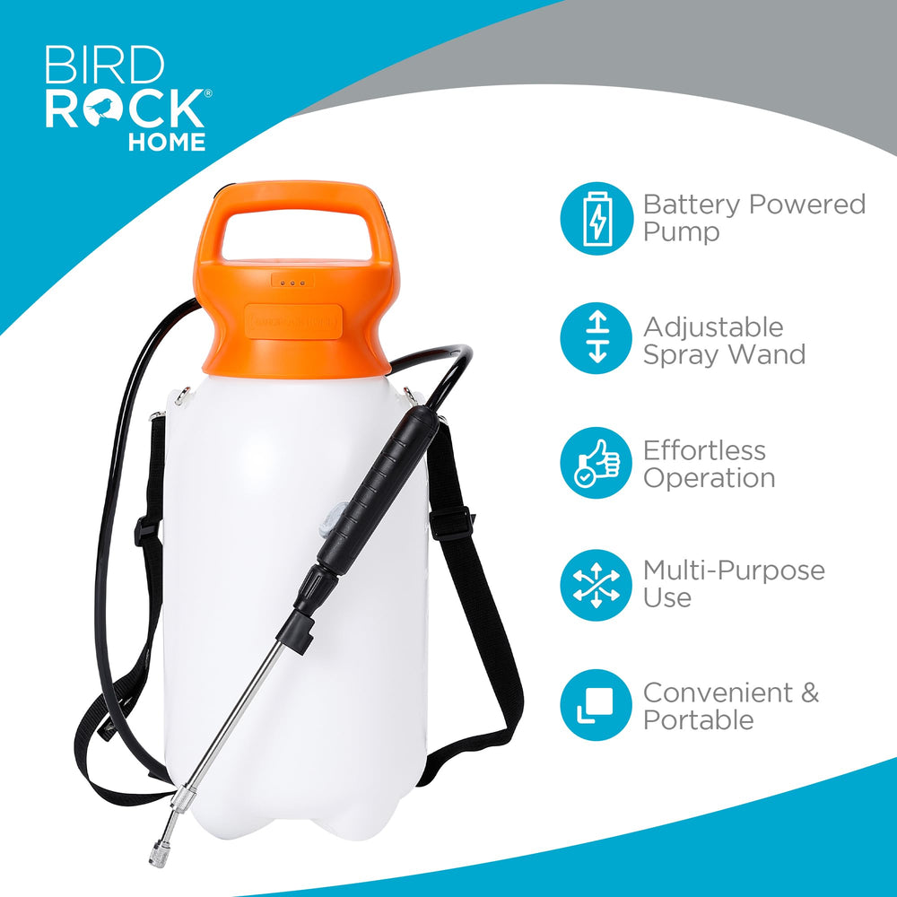 BIRDROCK HOME stainless steel wand close-up highlighting durable construction and reach