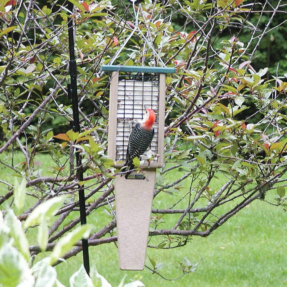 Birds Choice roof and hanging cable for easy installation and stability
