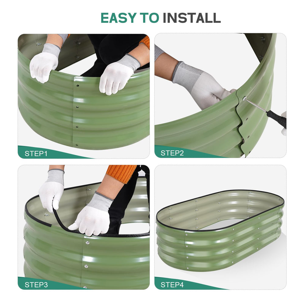 BIRDSINYARD lifestyle image on balcony showing attractive olive green finish