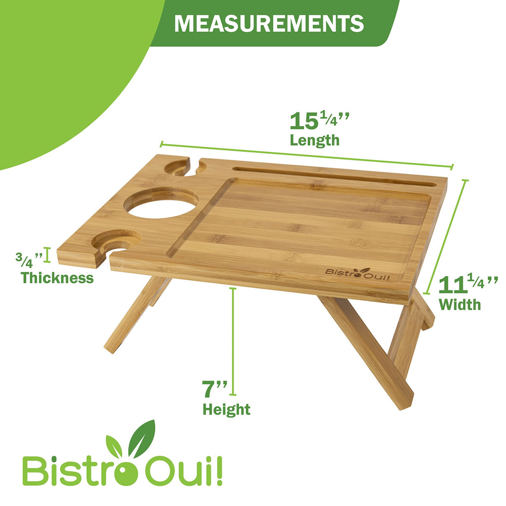 Bistro Oui! in use at a beach picnic for easy serving outdoors