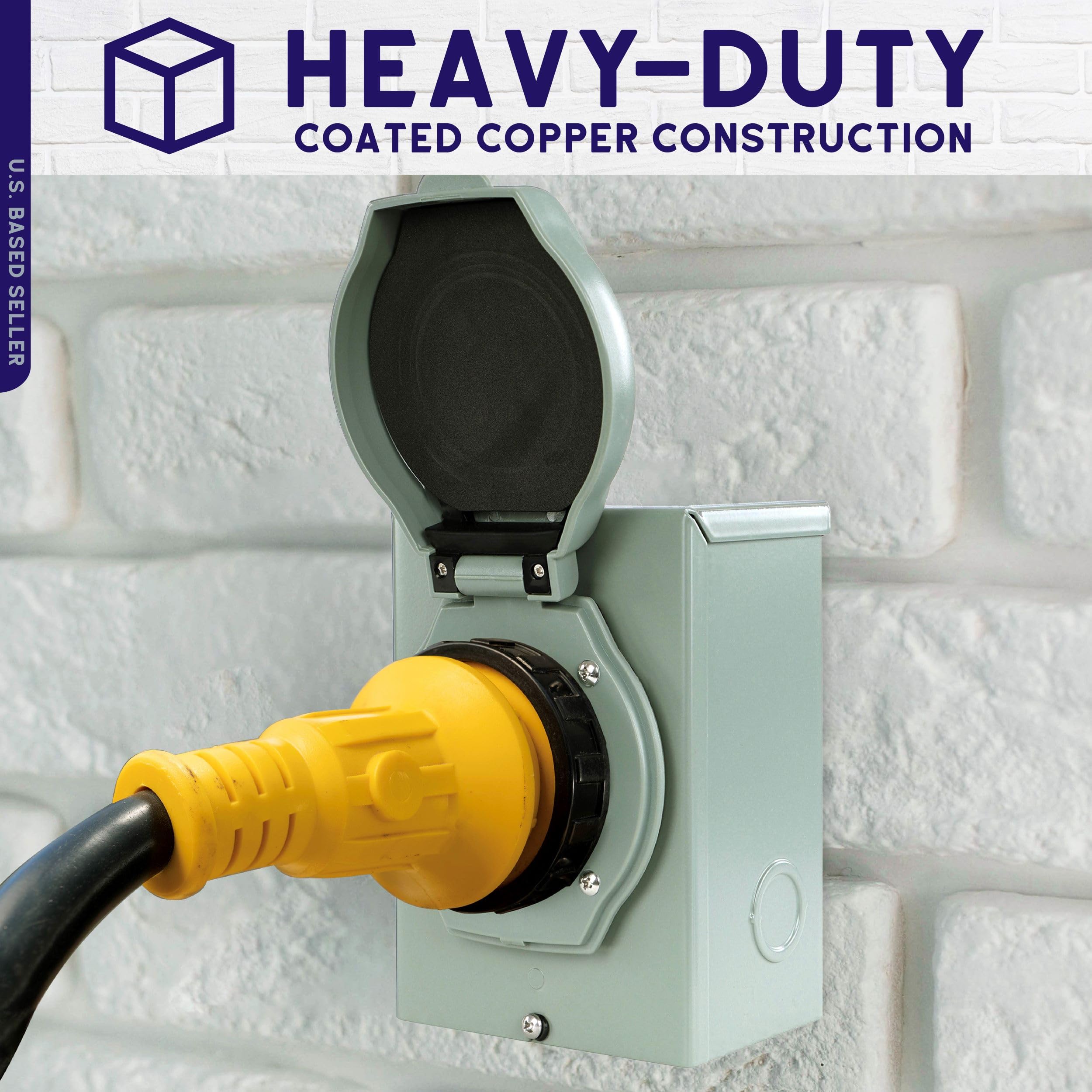 BISupply watertight spring cover detail protecting inlet and preventing moisture ingress