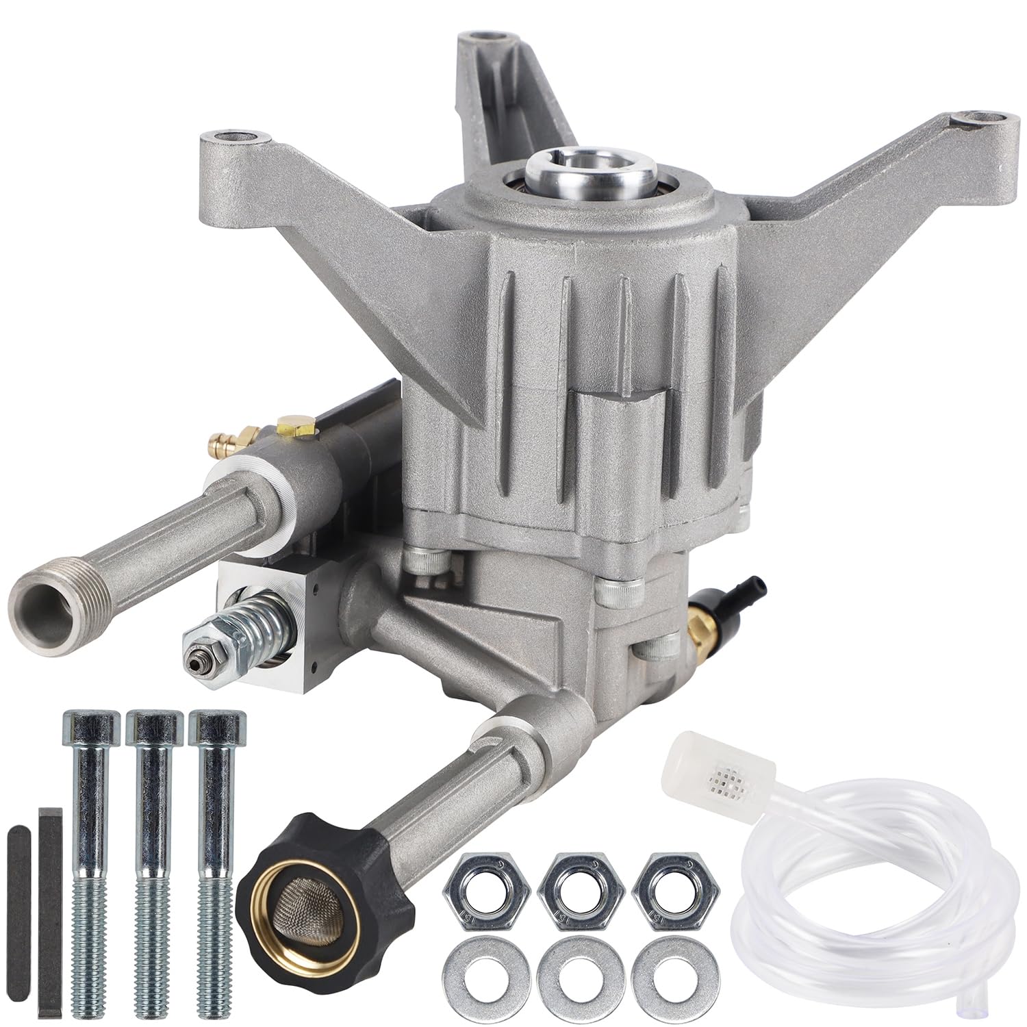 Biswing front view pump assembled showing compact durable replacement benefits