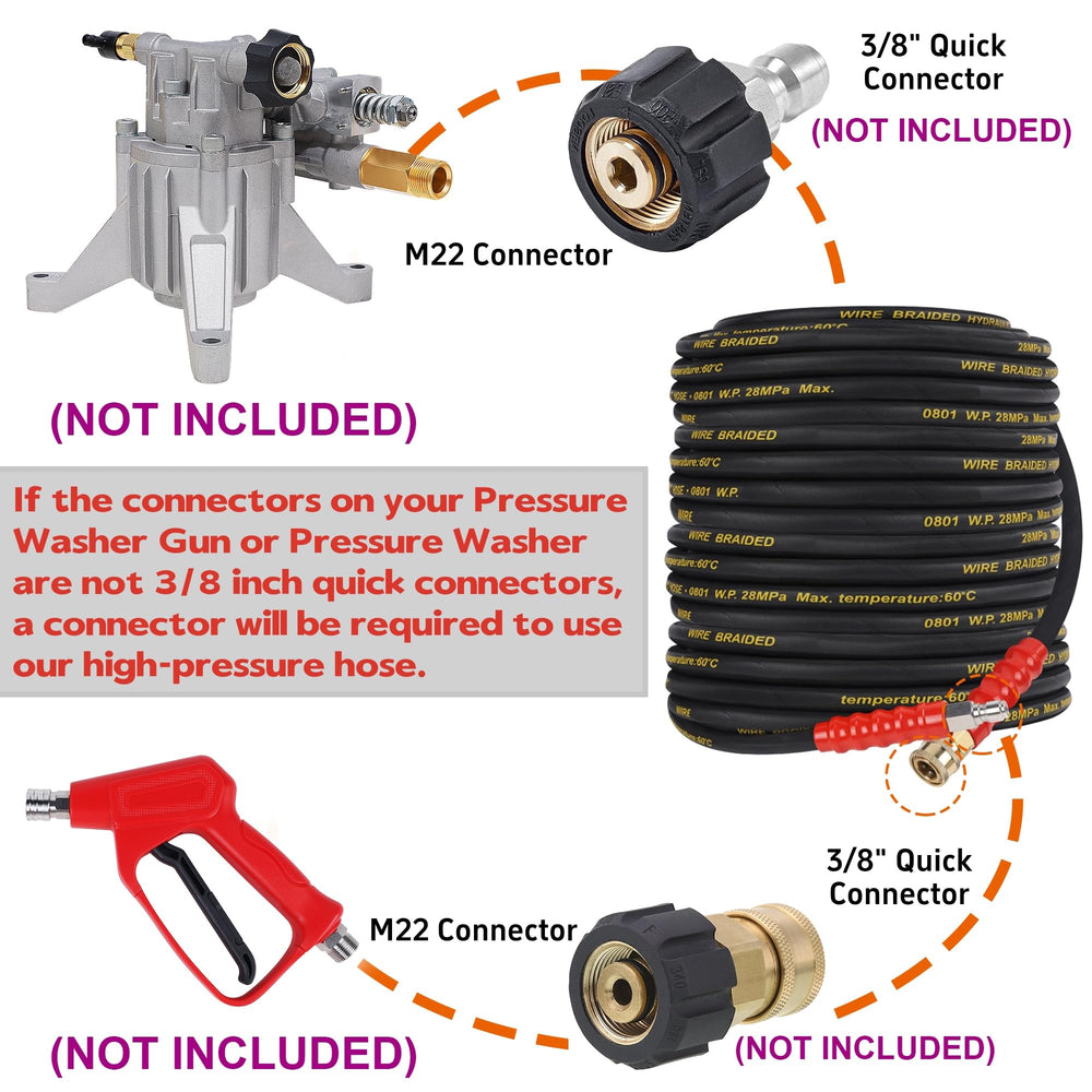 Biswing hose spraying grease from driveway and cleaning benefit