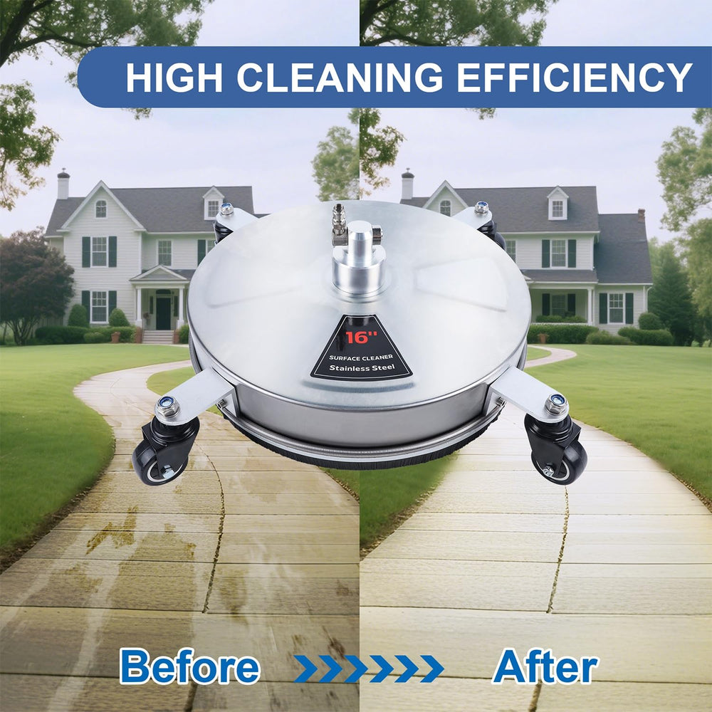 Biswing after-cleaning patio scene showing restored surface and neat professional finish
