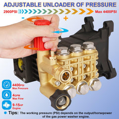 Biswing close-up of one-piece brass pump head for corrosion resistance benefit