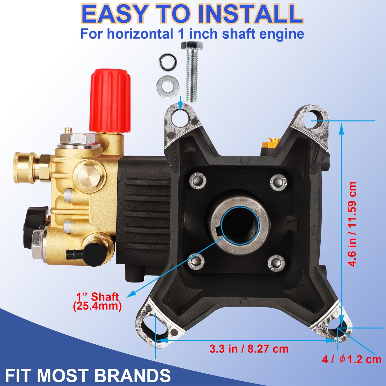 Biswing unloader valve detail for easy pressure adjustment benefit