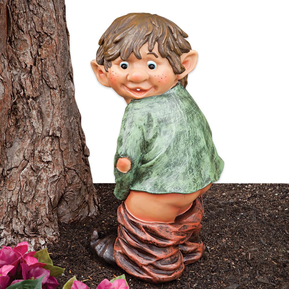 Bits and Pieces front view showing the gnome and cheerful centerpiece appeal