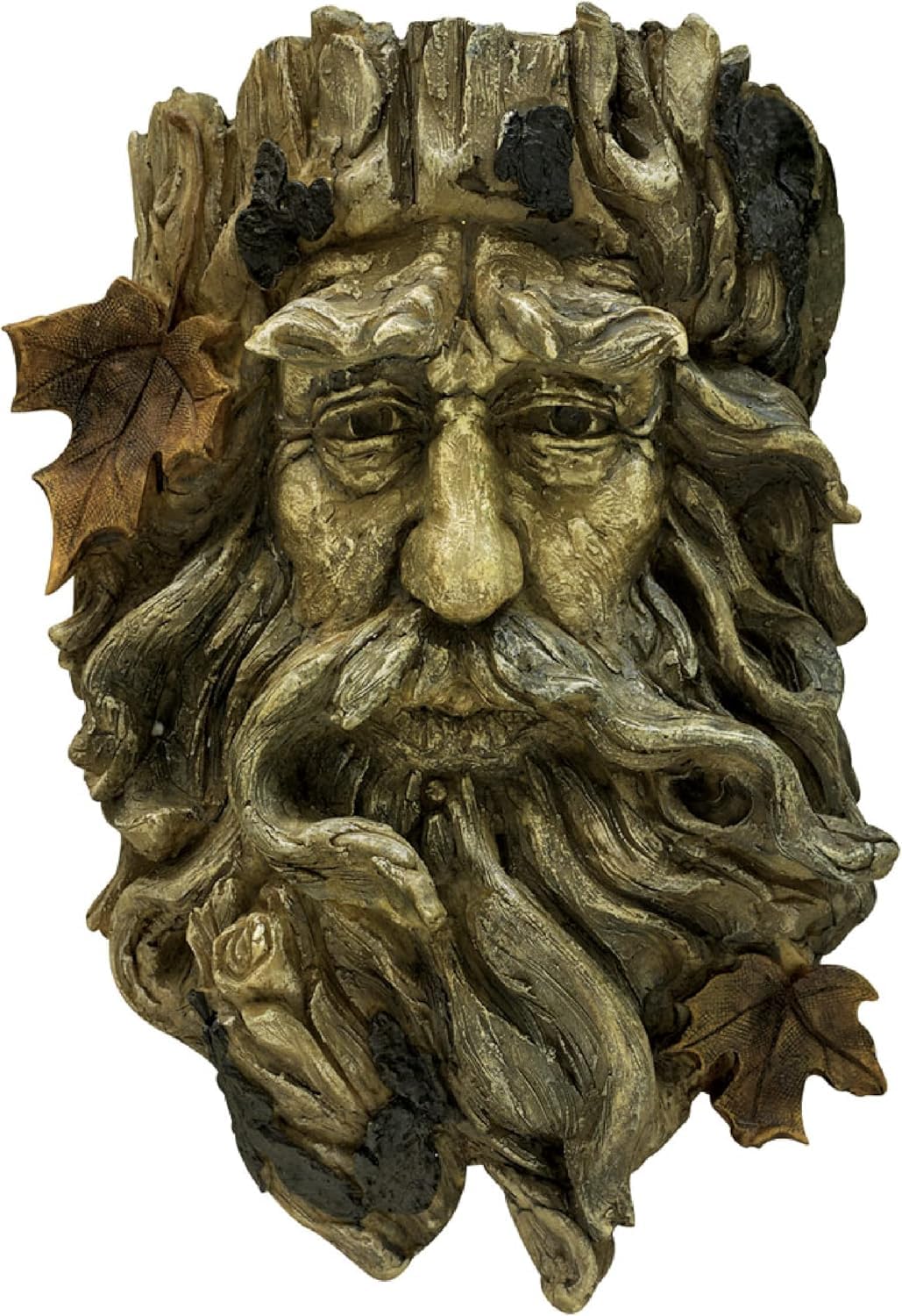 Bits and Pieces front view showing friendly Green Man face and garden charm