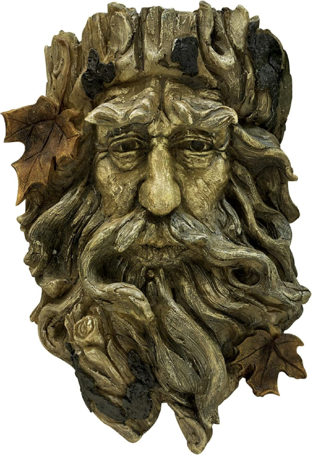 Bits and Pieces front view showing friendly Green Man face and garden charm