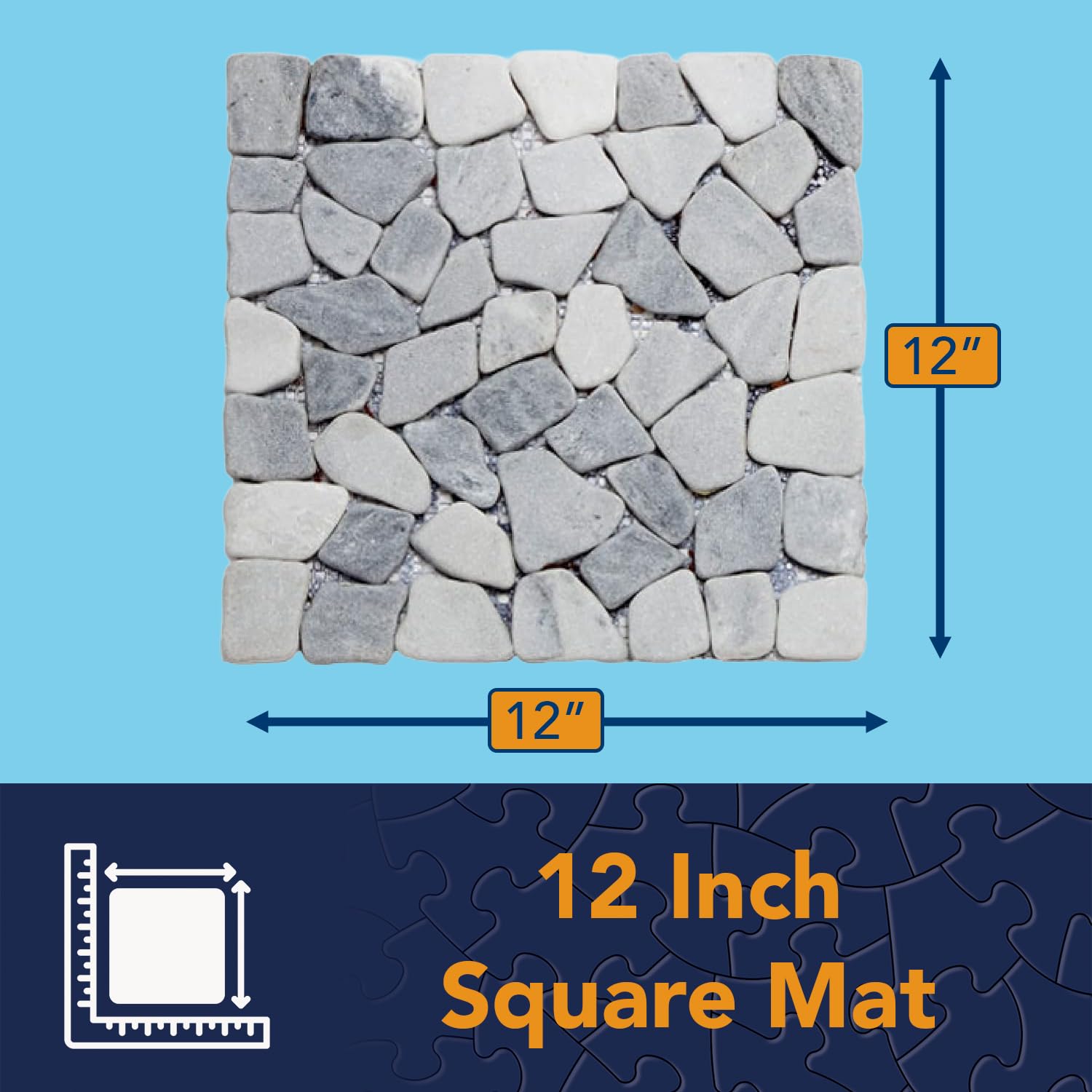 Bits and Pieces mesh backing detail showing drainage and slip resistance benefits