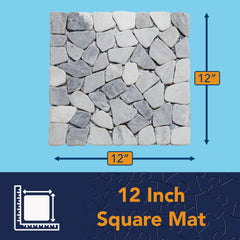 Bits and Pieces mesh backing detail showing drainage and slip resistance benefits