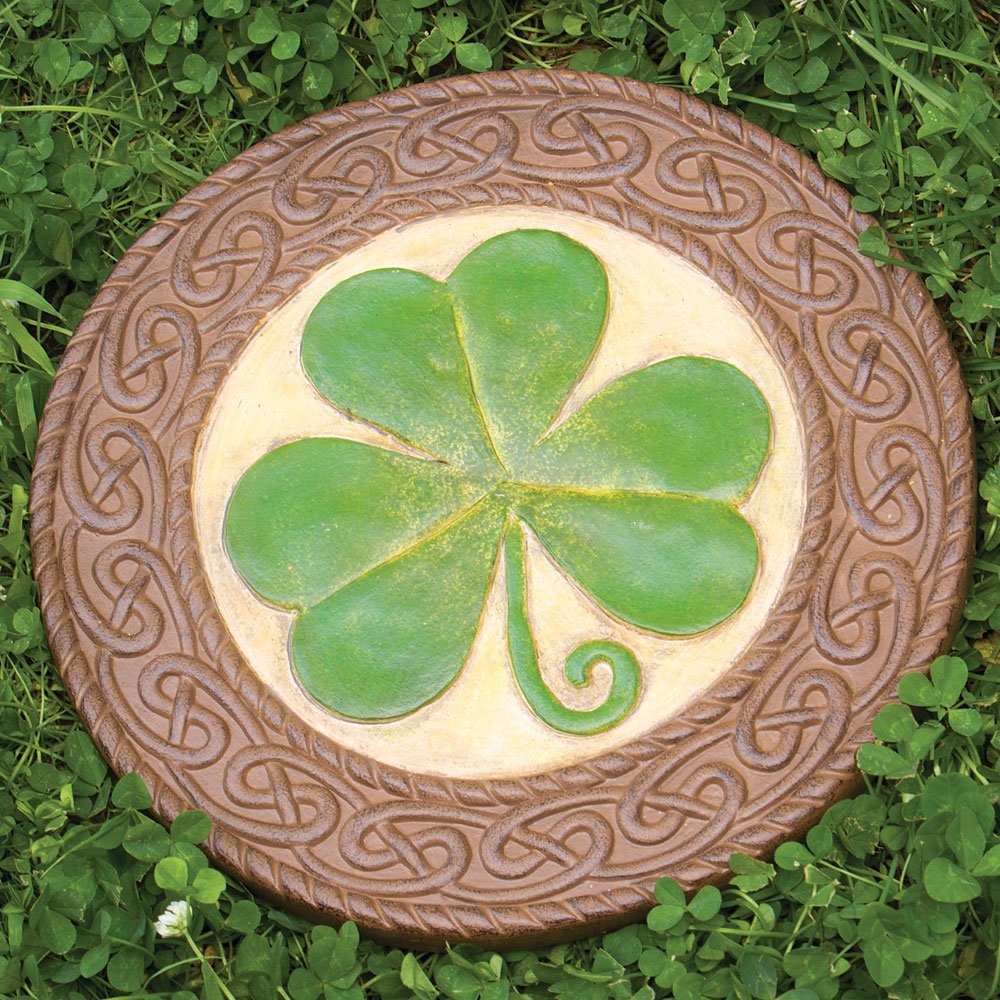 Bits and Pieces shamrock close-up texture highlighting durable polyresin and detailed finish