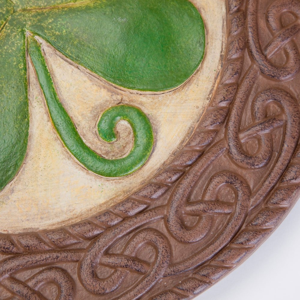 Bits and Pieces shamrock edge detail showing raised pattern and weather-resistant construction
