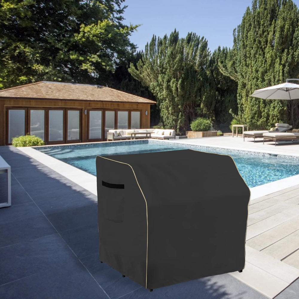 Bitubi covered bar set on patio demonstrating waterproof and UV protection