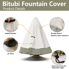 Bitubi drawstring and sewn-in vent detail showing secure fit and reduced condensation