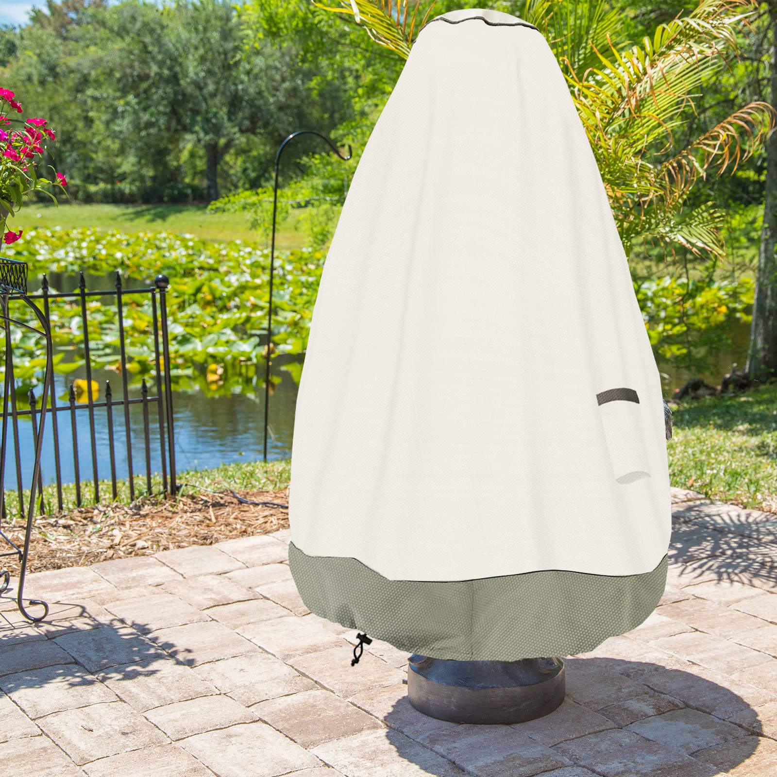 Bitubi cover folded in storage bag, convenient compact storage and transport