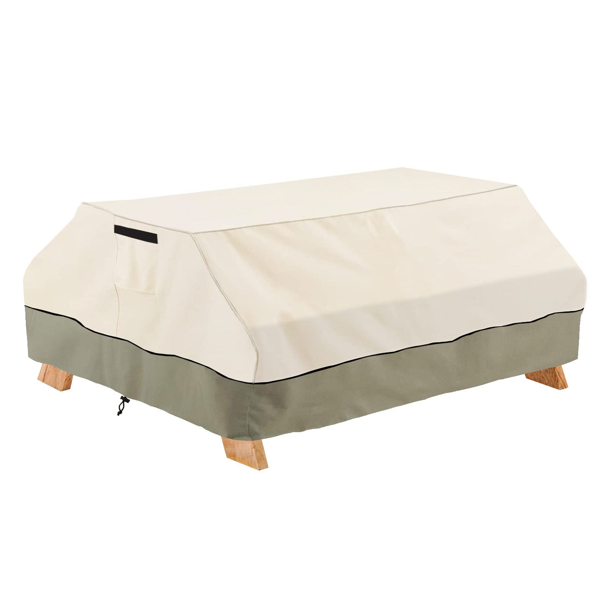 Bitubi front view full-coverage protecting picnic table and benches