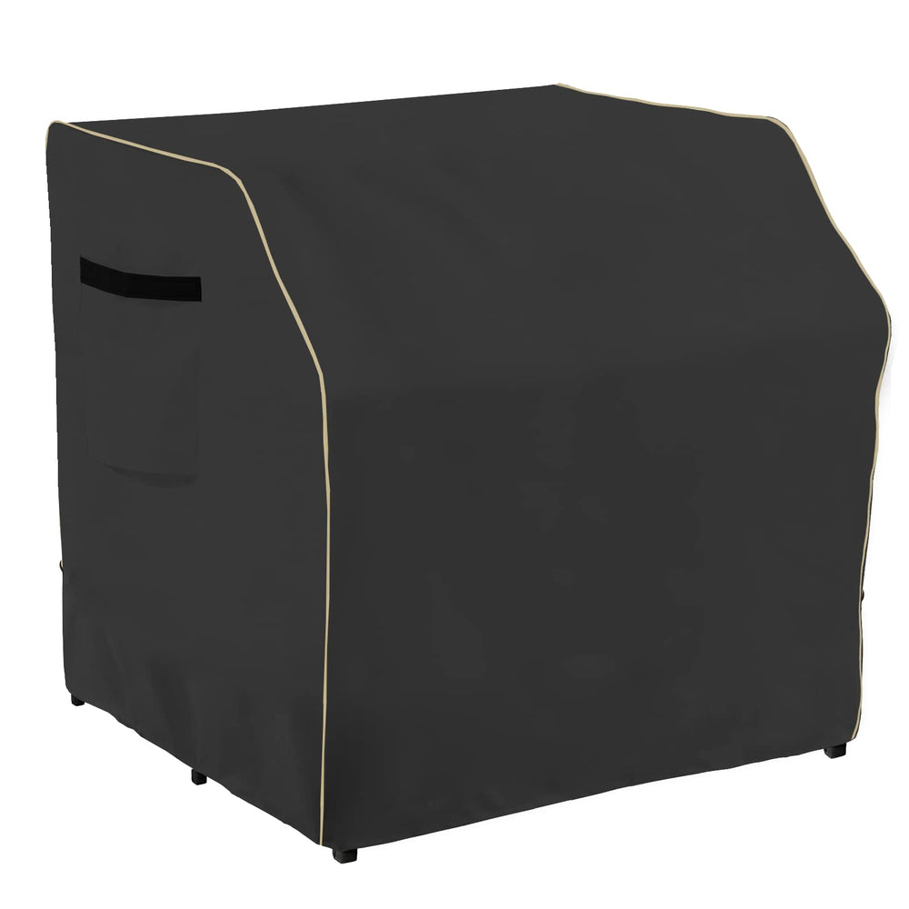 Bitubi front view of full cover protecting patio bar set for all-season protection