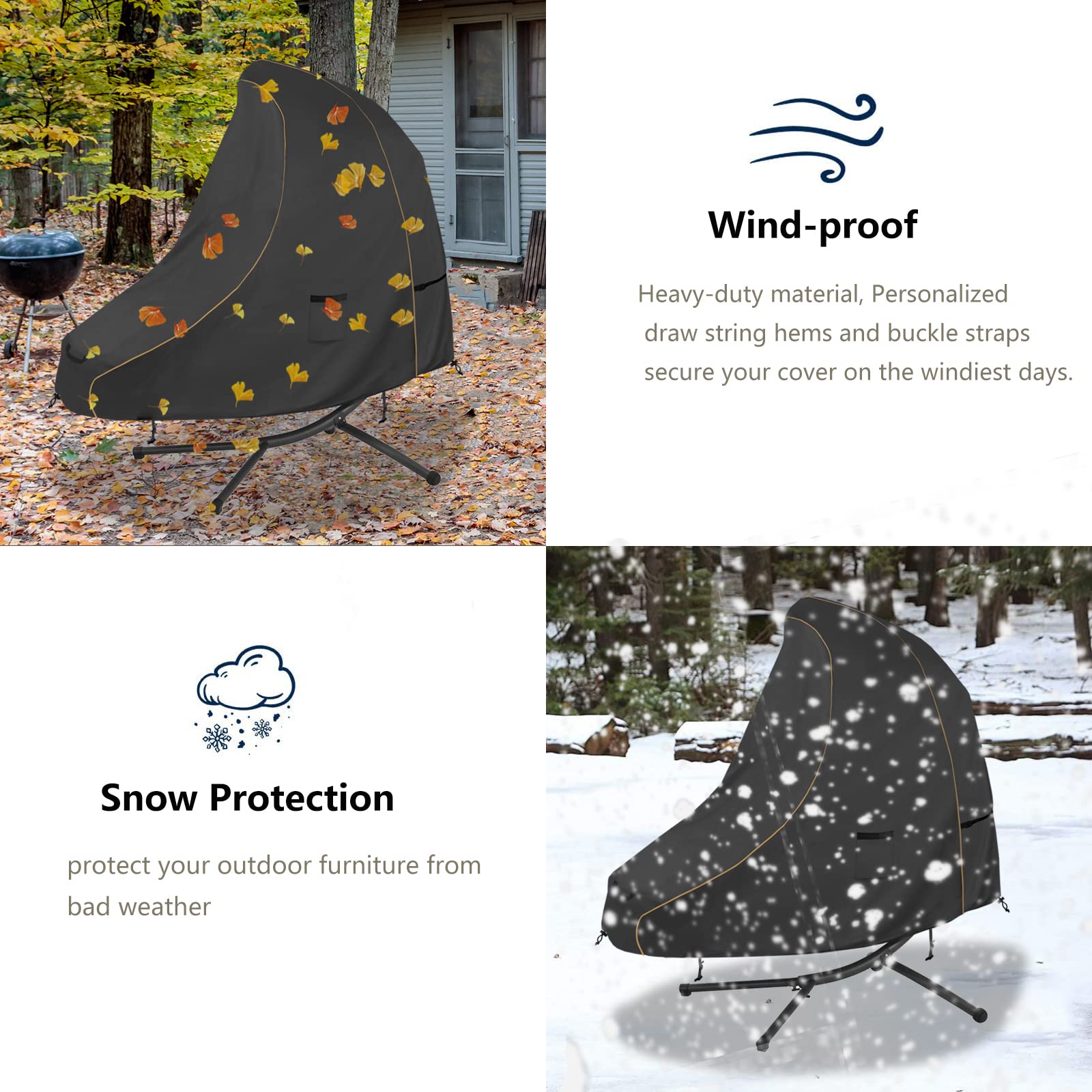 Bitubi cover in a patio setting demonstrating year-round protection