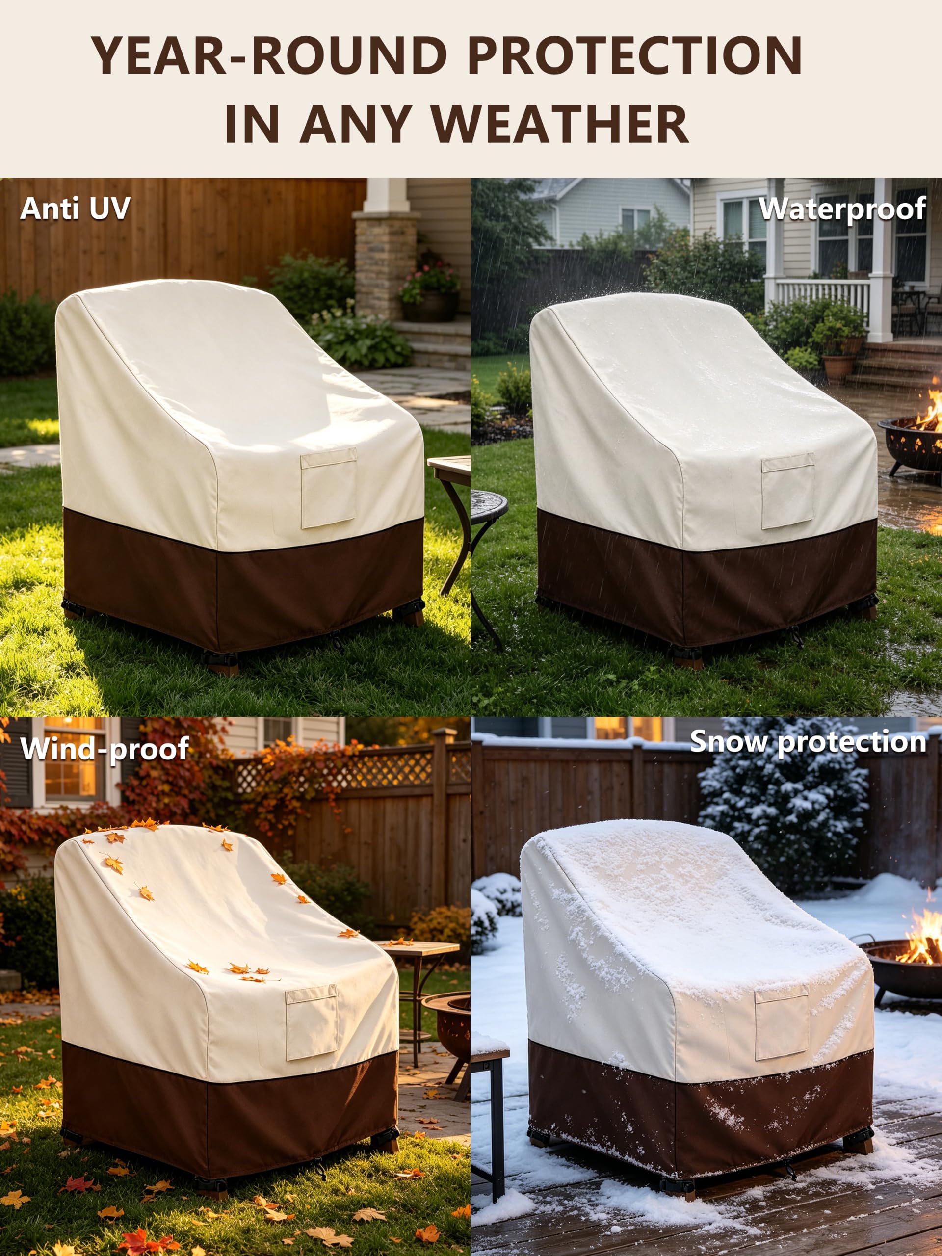 Bitubi covers on patio set in a backyard lifestyle scene