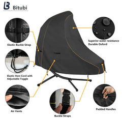Bitubi padded handle detail for easier fitting and removal