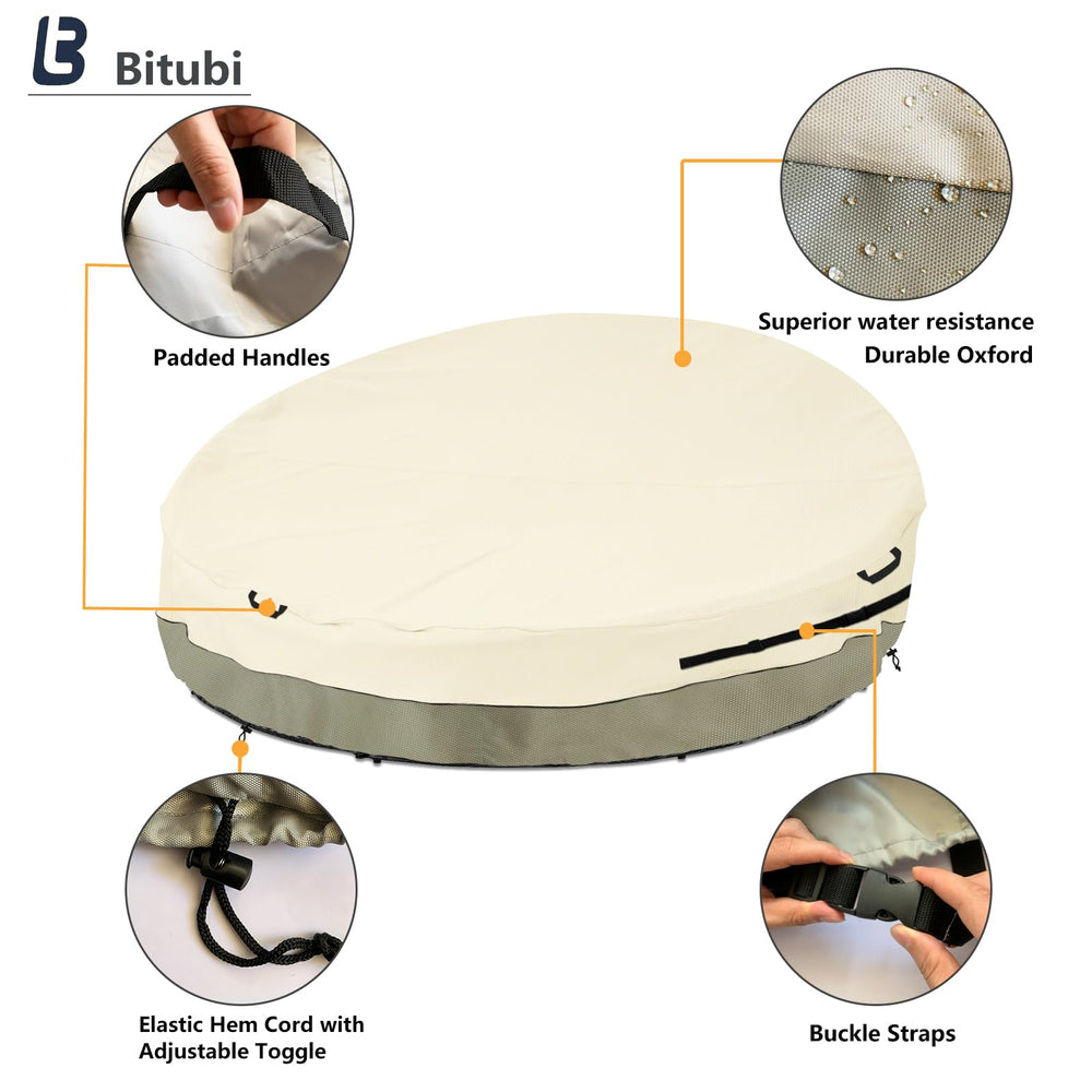 Bitubi side profile showing cover height dimensions for correct fit