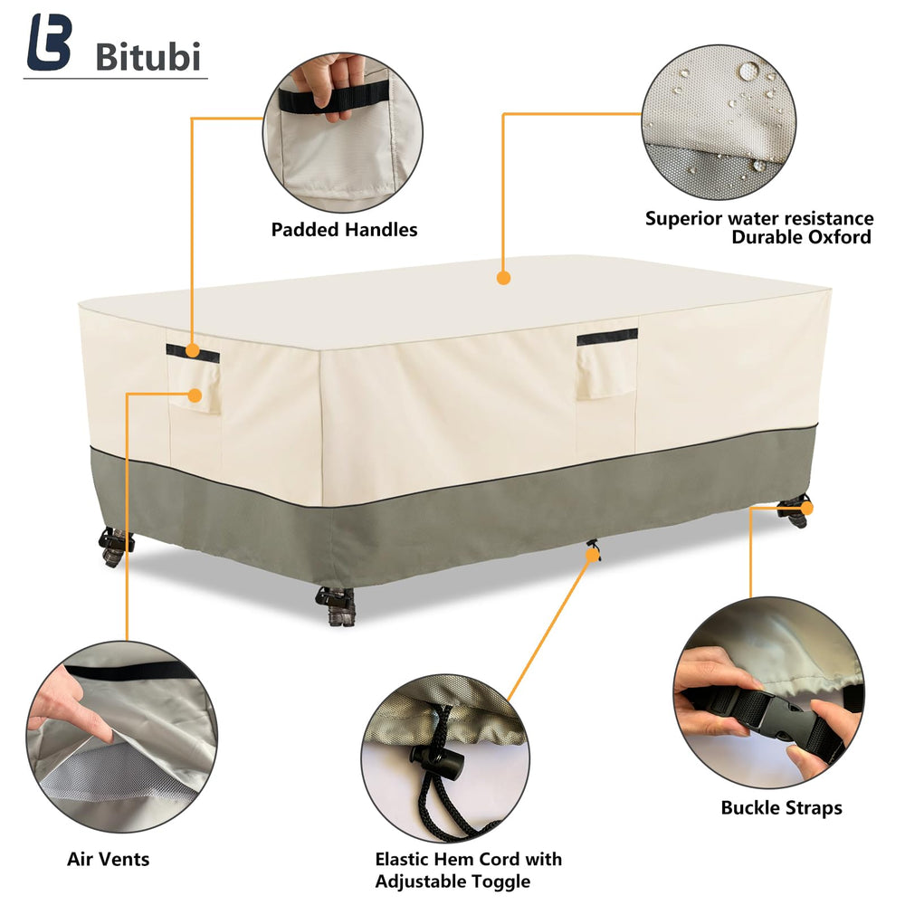 Bitubi side view showing air vent and padded handle for easy handling