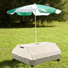Bitubi waterproof zipper and Velcro seal protecting table from leaks