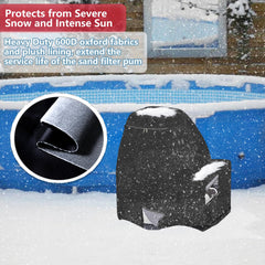 Bitubi zipper and velcro access panel open for hose reach and convenience