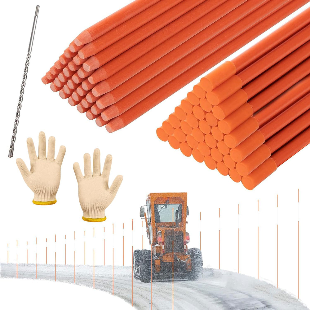 Biubee front packaging showing 100 orange fiberglass markers, clear quantity benefit